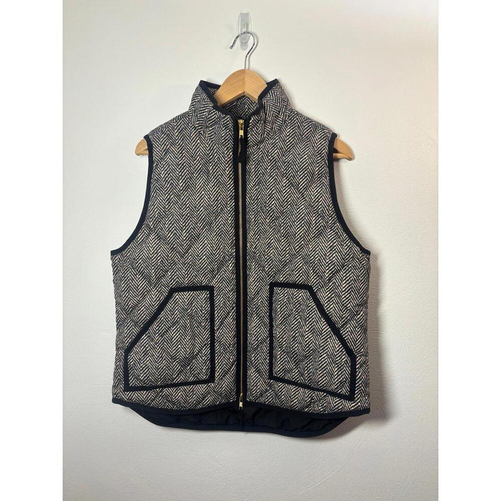 J.Crew Printed Puffer Vest Size Large
